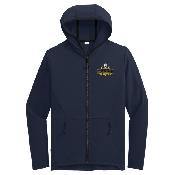 Marina Football - Navy Circuit Hooded Full Zip Thumbnail