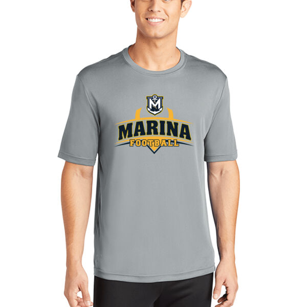 Marina Football - Grey PosiCharge Competitor Tee Thumbnail