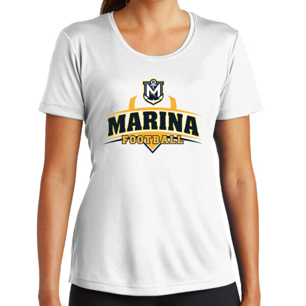 Marina Football - White Ladies PosiCharge Competitor Tee Thumbnail